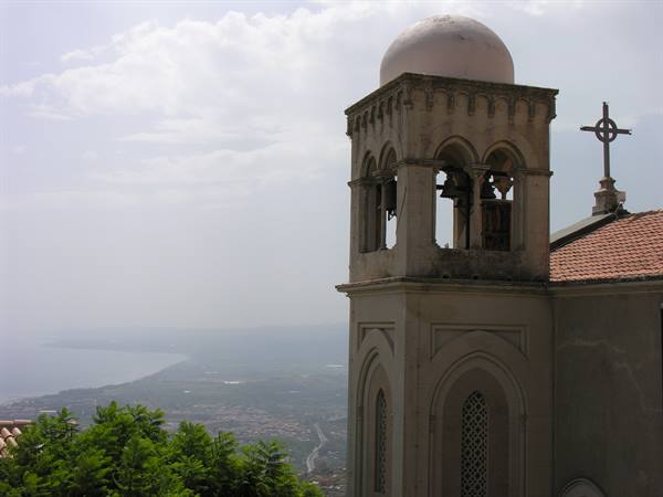 Castelmola - From the balcony of Bar Turrisi