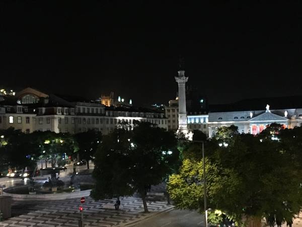 Praça Dom Pedro IV - Nocturne
