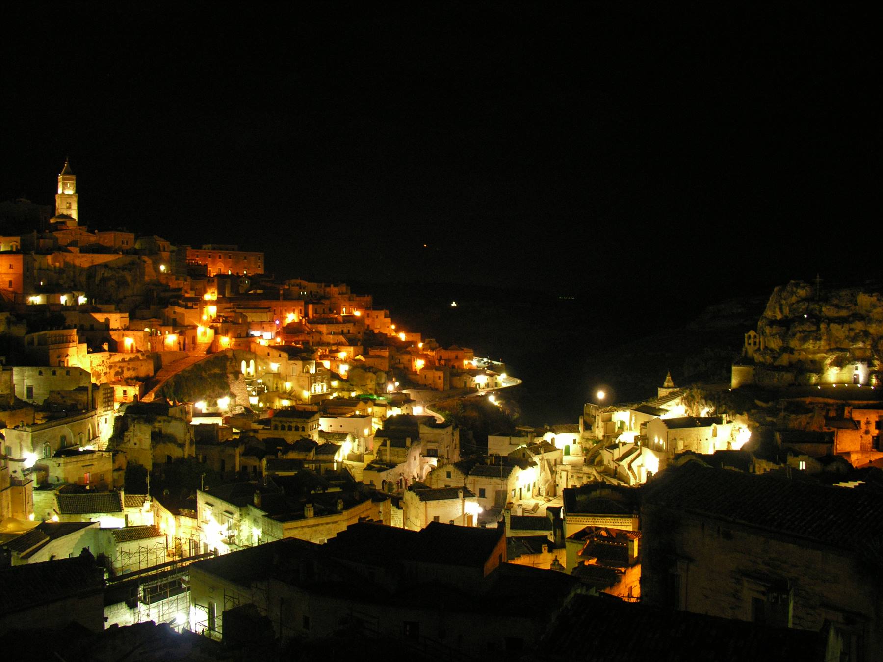 Matera by night