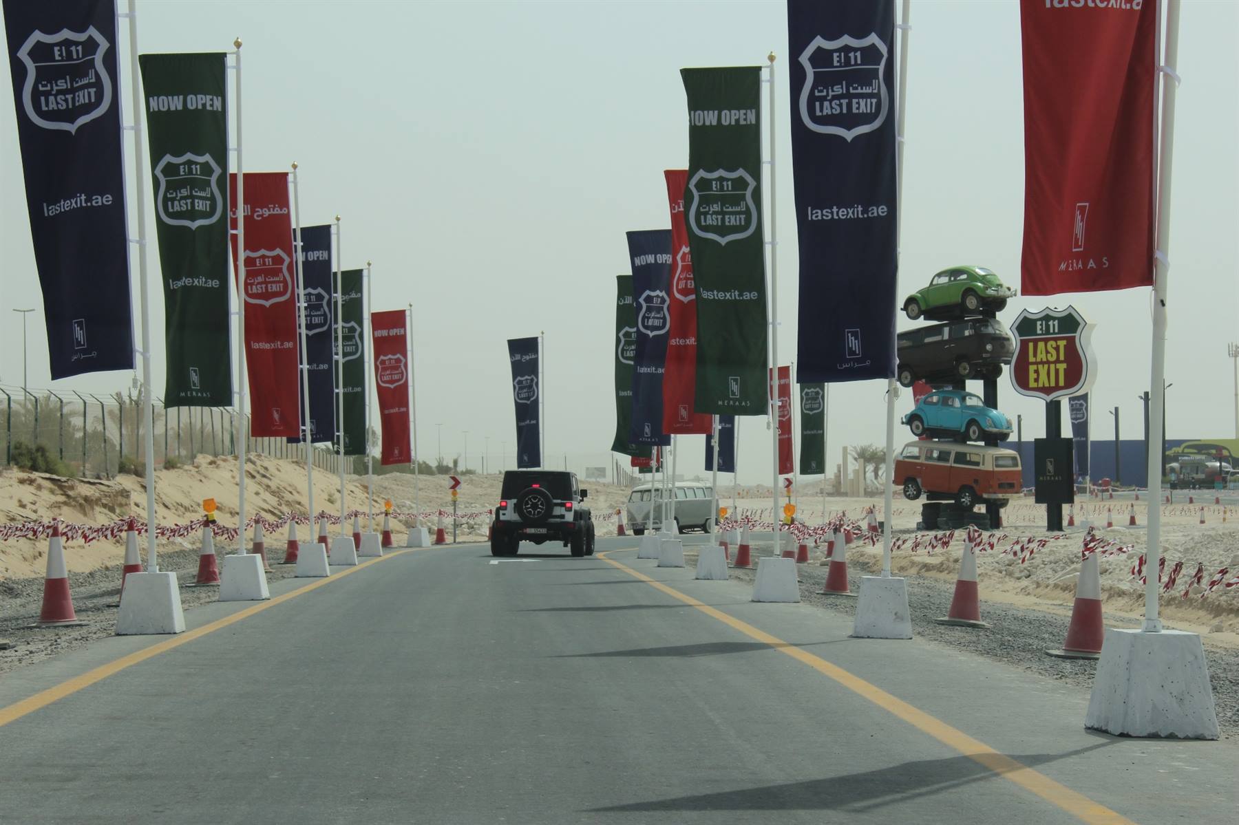 Area di Servizio sulla strada per Dubai