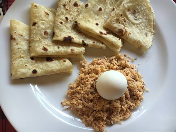Maldivian breakfast