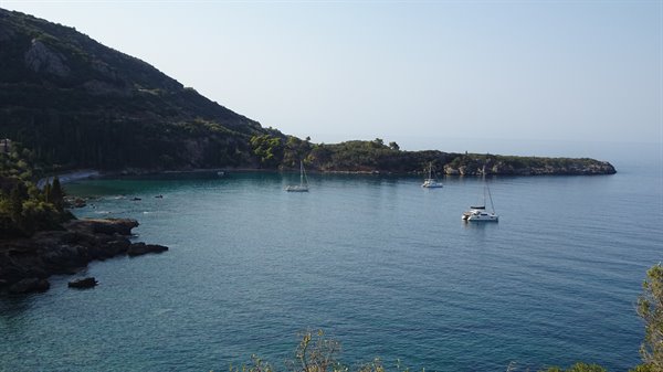 Anchored in this turquoise bay, time has stood still.