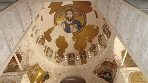 I looked up: the Christ in the dome left me breathless.