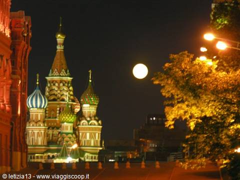 Moon over St Basil's