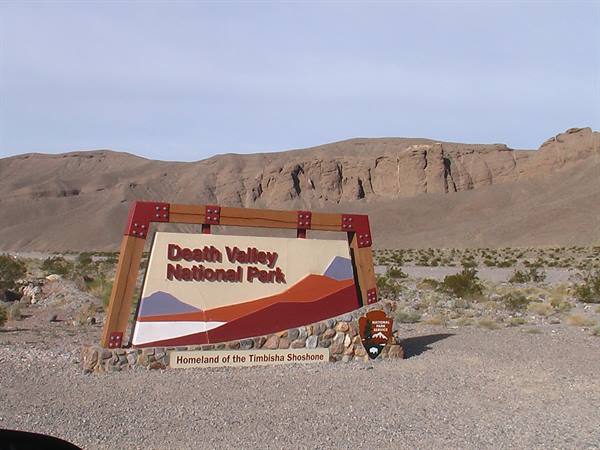 Death Valley NP - Park entrance