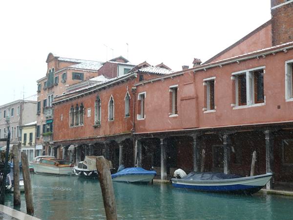 Murano under the snow