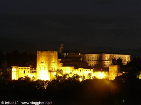Granada - View of the Alhambra from the Albaicín