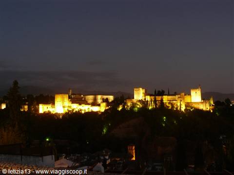 Granada - View of the Alhambra from the Albaicín