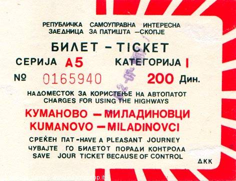 highway tickets
