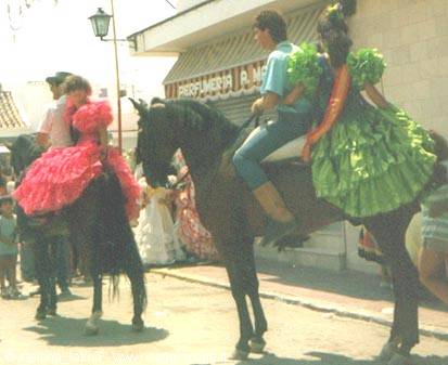 Costa del Sol, Andalusia, village festival of S.Luis de Sabinillas
