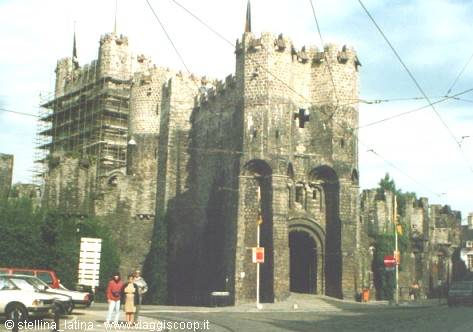 Ghent, Gravensteen built by the Count of Flanders in 867