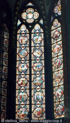 Tournai, Notre-Dame de Tournai Cathedral, stained-glass windows