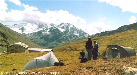 from s. caterina to the Pizzini refuge 2700m