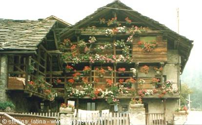 Alagna, Walser Architecture