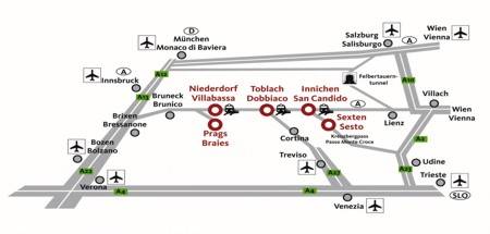 connections to reach the area