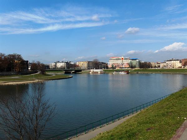 Vistula from the base of the Castle