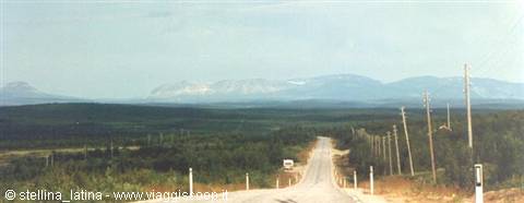 towards the Norwegian alps