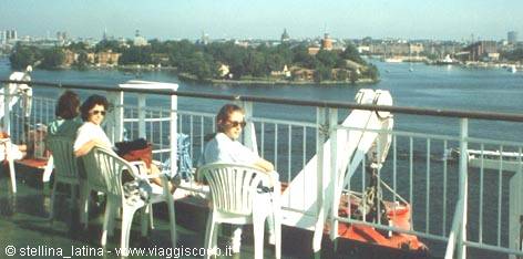 from stockholm to Turku with the Viking line isabella