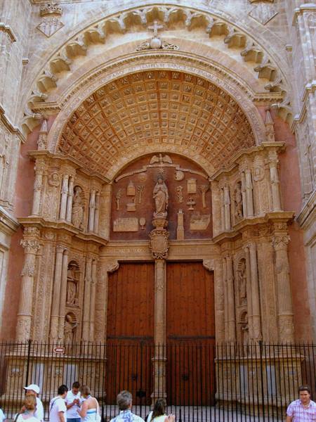 The entrance portal of the Cathedral