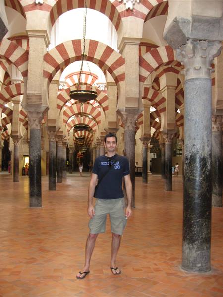 The colonnade of the Mezquita