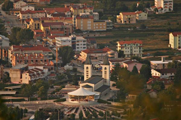 Medjugorje seen from Krizevac
