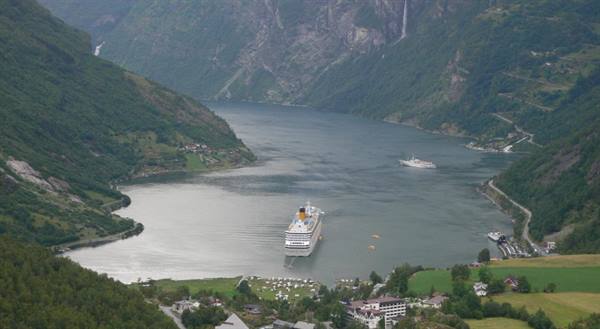 View of the ship