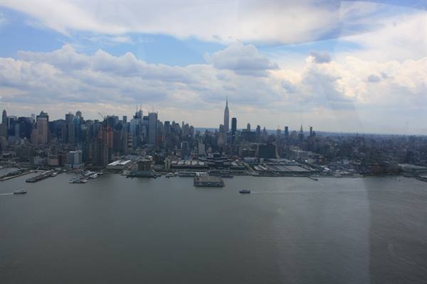 N.Y. ....from the helicopter...