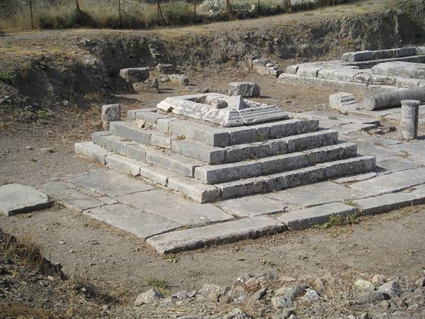 Gortina - altar of the temple of Apollo