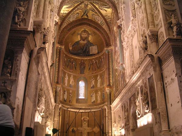 Cefalù - interior of the Cathedral