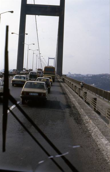 ISTANBUL the bridge over the Bosphorus, linking Europe and Asia