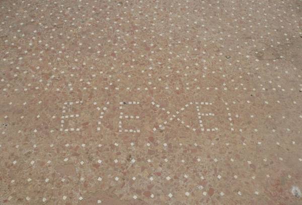 MORGANTINA - house of greeting or of the Doric capital - EIEXEI = be well.