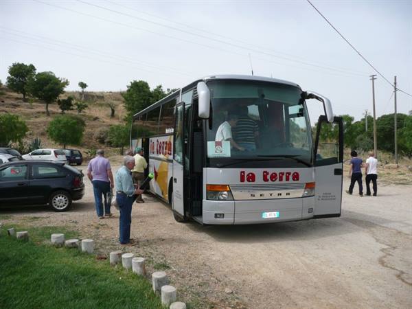MORGANTINA - bus La Terra