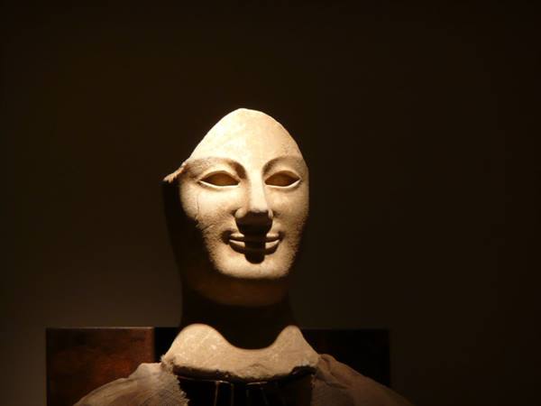 AIDONE - museum: enigmatic smile of Demeter