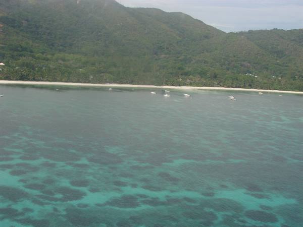 landing at Praslin...