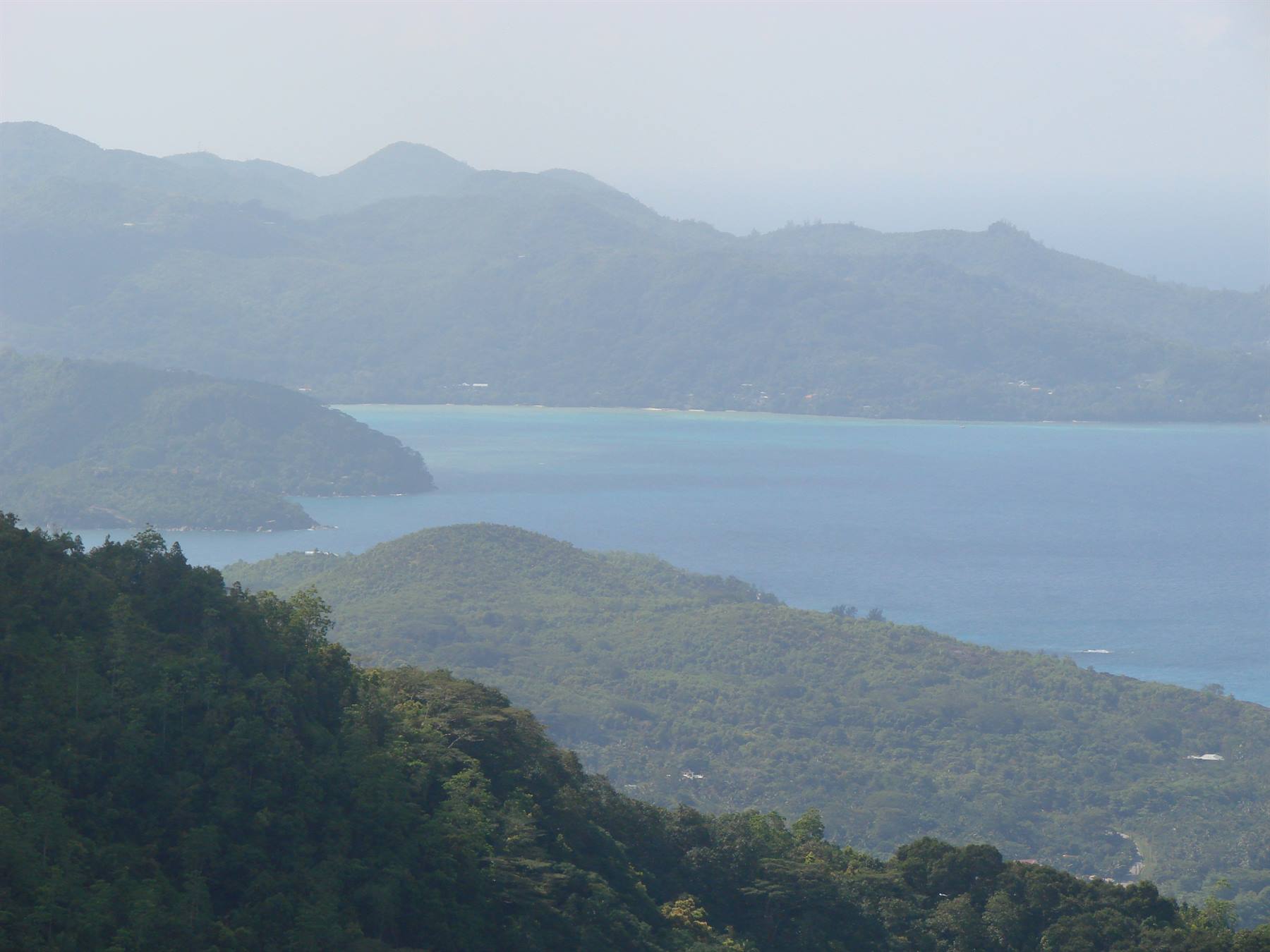 panorama from the old mission of Mahe