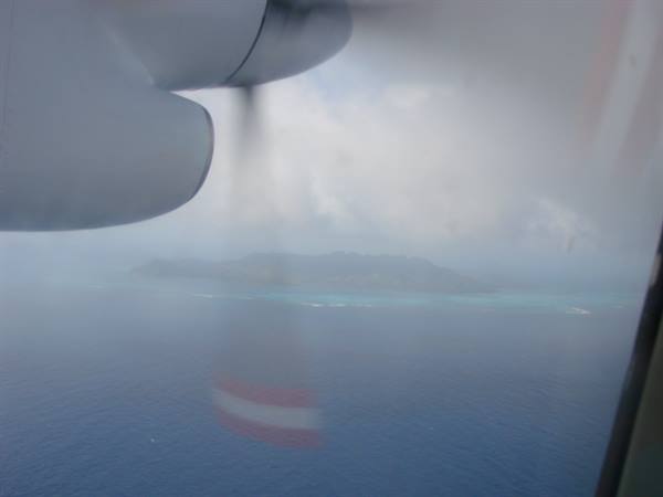 Providencia from the plane