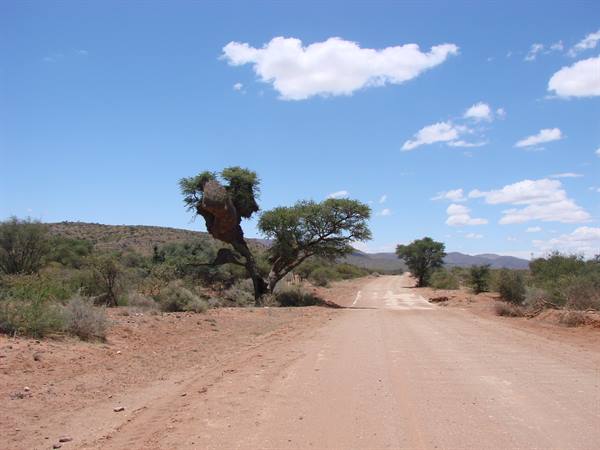 more dirt road to reach the Witsand Nature Reserve