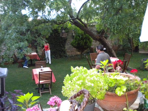 ATMOSPHERIC INNER GARDEN OF THE HOTEL HUNNAP HAN