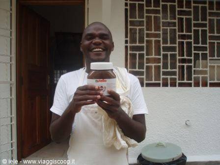 ...a gift for our Gilbert....the nutella....
