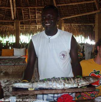 Robinson Island - lunch is served
