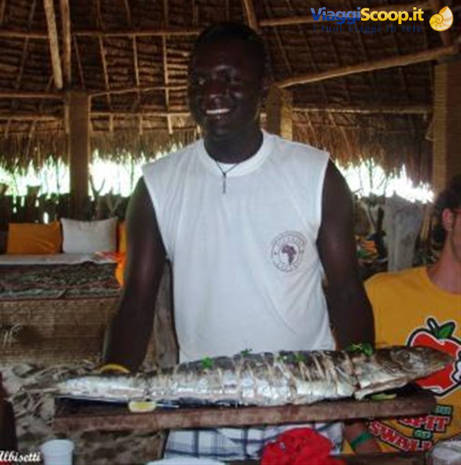 Robinson Island - lunch is served
