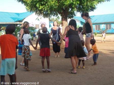 playing with the children of the Gof