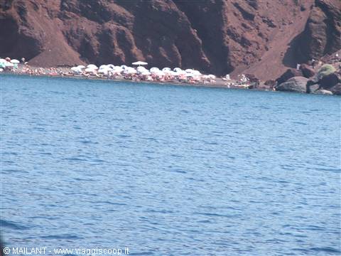 The famous....RED BEACH....Santorini-Red Beach