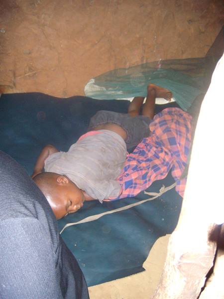 inside a Masai home