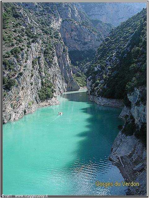 Gorges du Verdon - The mouth of the Verdon before entering Lac Sainte Croix