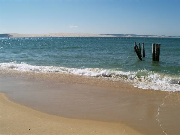 The Dune seen from the Arcachon peninsula