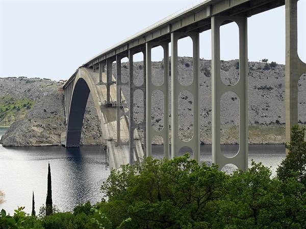 bridge to the island of Krk