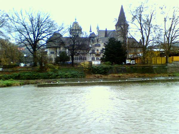 Zurich Castle from the river banks