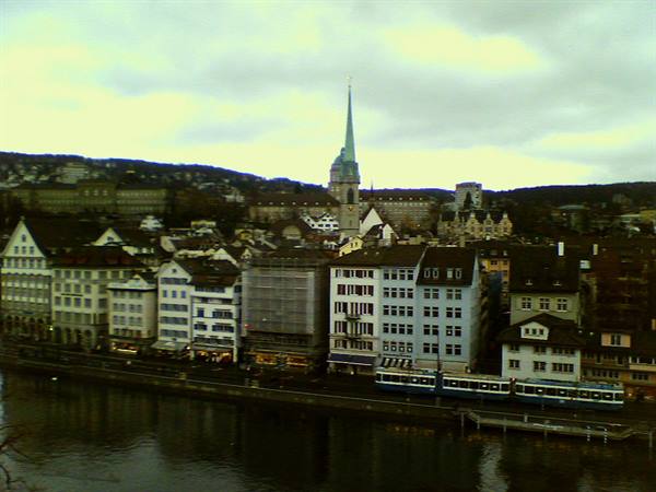 Zurich from the surrounding hills