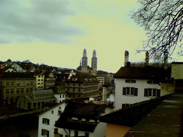 The cathedral seen from the hills